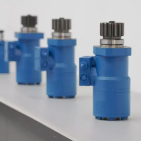 Oscillating Hydraulic Motor na may Slide Valve